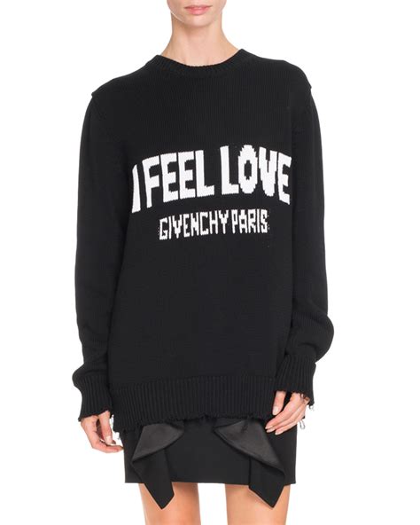 i feel love givenchy paris sweater